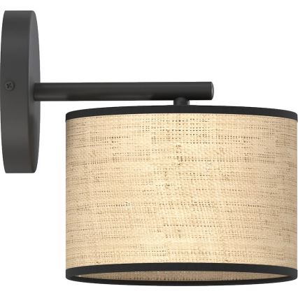 Seinalamp ECO 1xE27/15W/230V beež/rattan