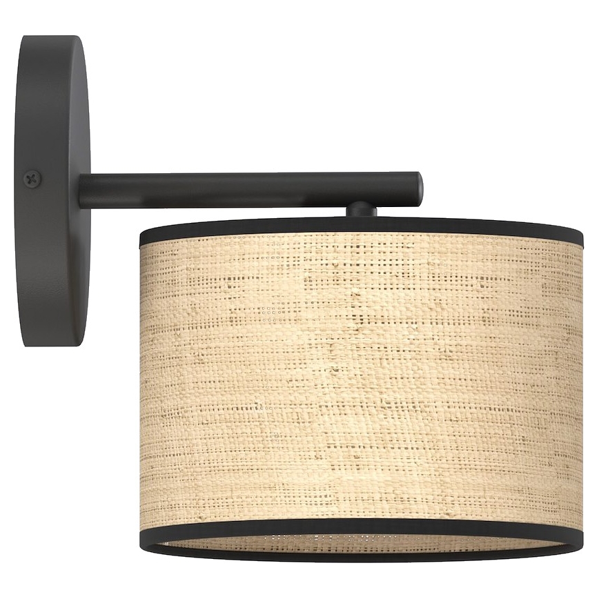 Seinalamp ECO 1xE27/15W/230V beež/rattan