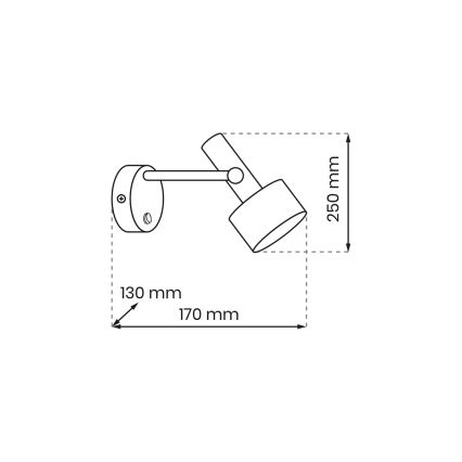 Seinalamp LINTERNA 1xGX53/12W/230V must