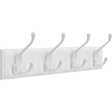 Seinale kinnitatav nagi KATE 40x11x7 cm valge