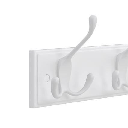 Seinale kinnitatav nagi KATE 40x11x7 cm valge