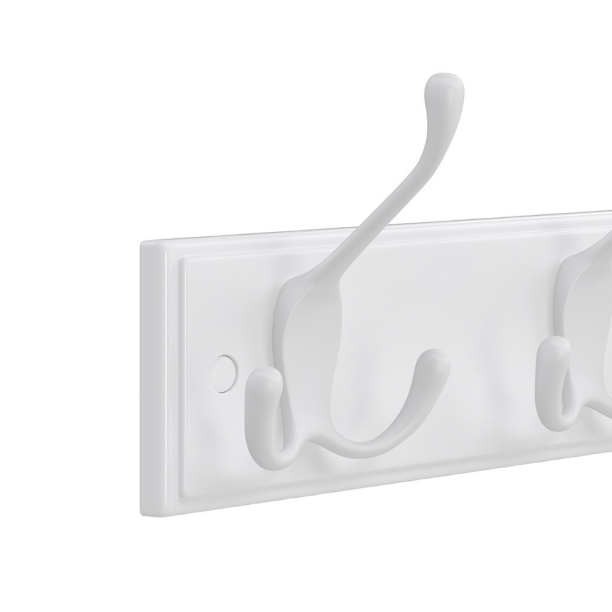 Seinale kinnitatav nagi KATE 40x11x7 cm valge