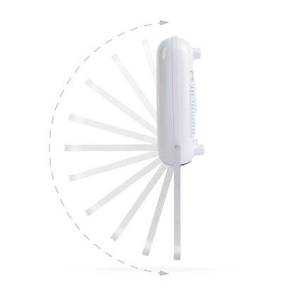 Seinale paigaldatav rätasoojendi 2000 W/230 V IP22 valge + kaugjuhtimispult