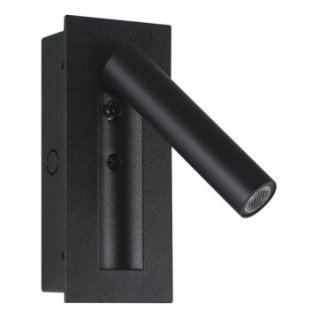 Seinale paigaldatav suunatav LED-valgusti LED/2W/230V 3000K must