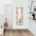 Seinapeegel 120x40 cm lilled