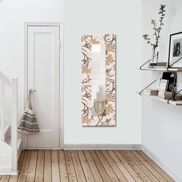Seinapeegel 120x40 cm lilled