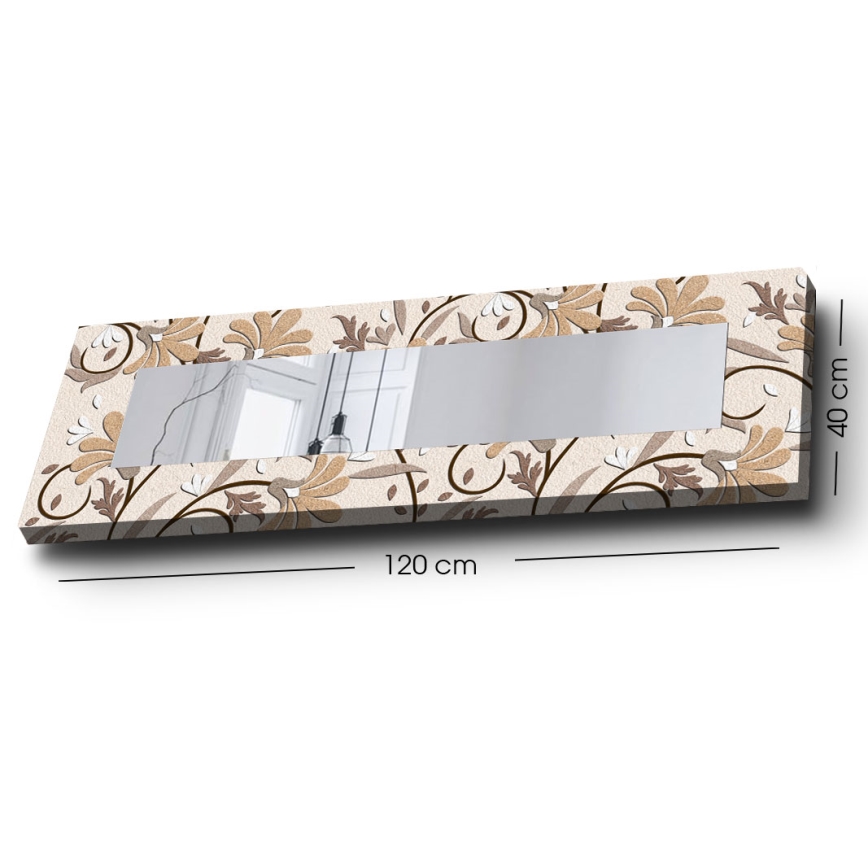 Seinapeegel 120x40 cm lilled