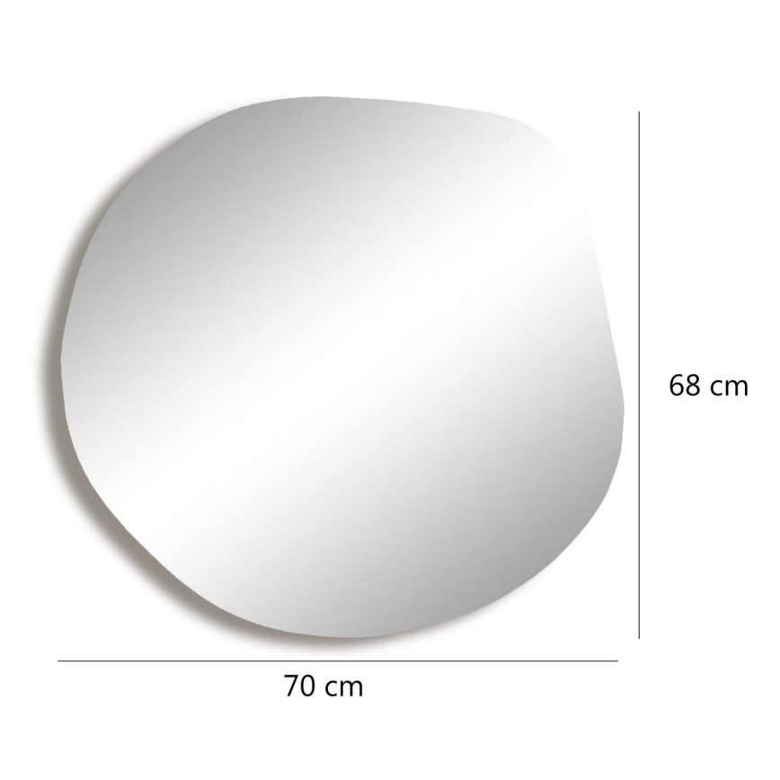 Seinapeegel ASSO 70x67 cm kuldne