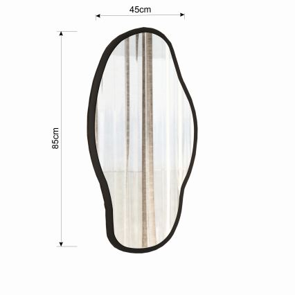 Seinapeegel COULDY 85x45 cm must