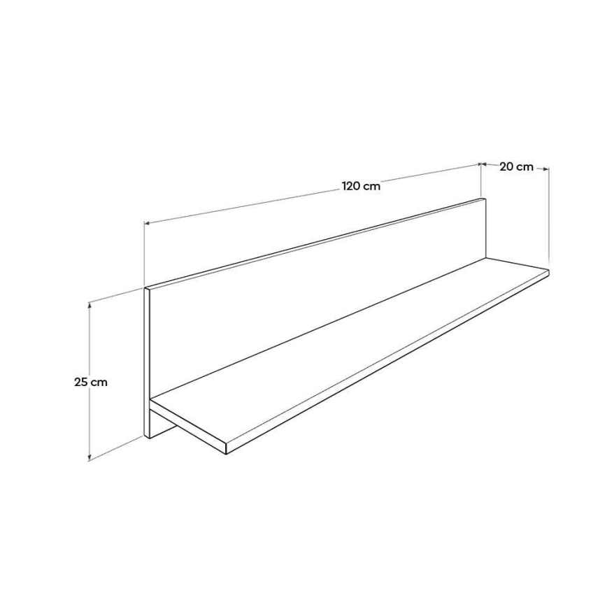 Seinariiul 25x120 cm lilla