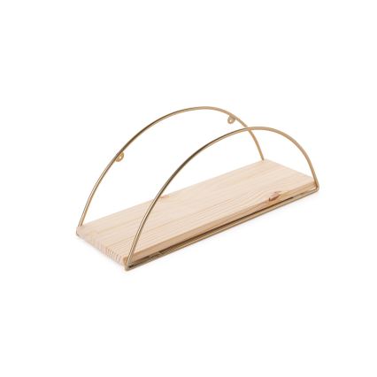 Seinariiul 45x18 cm tamm/kuldne