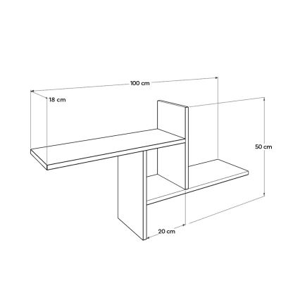 Seinariiul 50x100 cm pruun