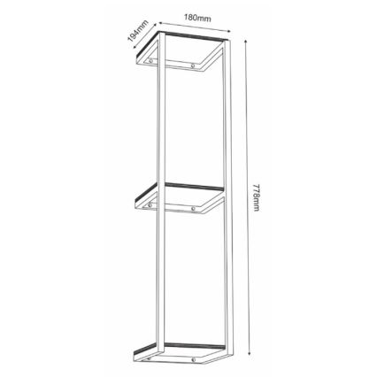 Seinariiul 77,5x18 cm