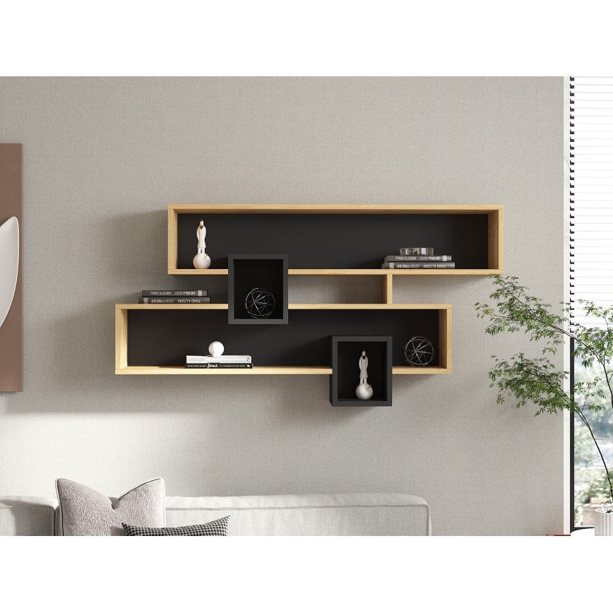 Seinariiul KAREN 120x72,2 cm pruun/antratsiit