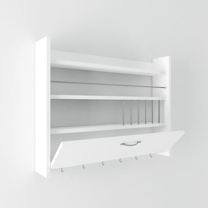 Seinariiul kööki KNOTT 65x85 cm valge