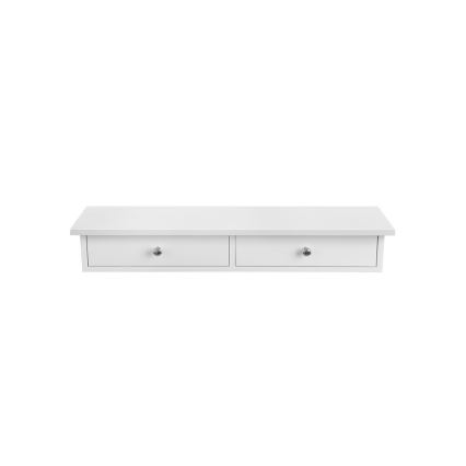 Seinariiul lahtritega SHELFY valge