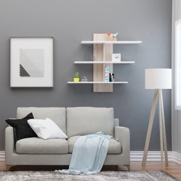 Seinariiul LALE 90x111 cm valge/beež