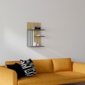 Seinariiul NEZMA 60x40 cm beež/antratsiit