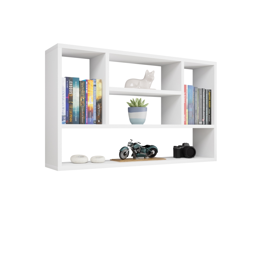 Seinariiul PAPIKO 100x60x20 cm valge
