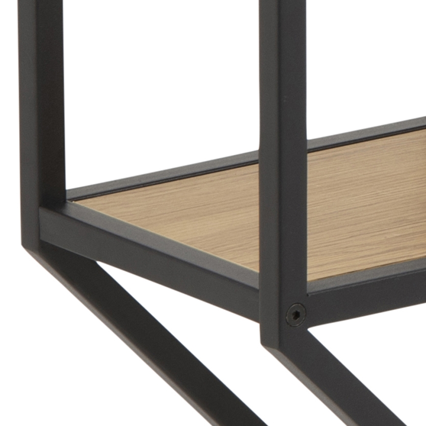 Seinariiul SARON 77x77 cm tamm/must