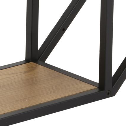Seinariiul SARON 77x77 cm tamm/must