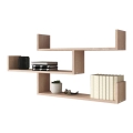 Seinariiul TRIO 119x55x18 cm sonoma tamm