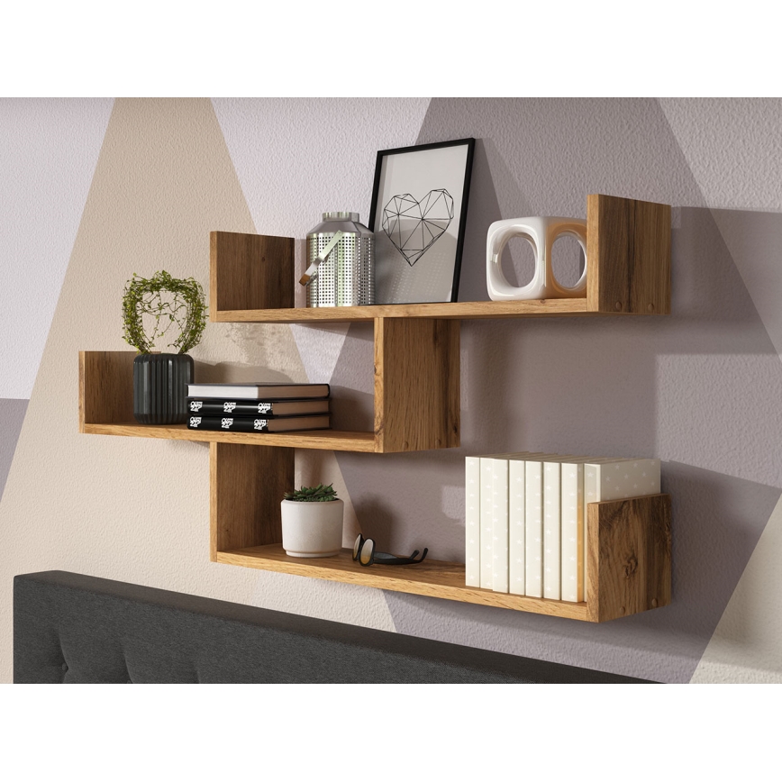 Seinariiul TRIO 119x55x18 cm tamm Wotan