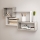 Seinariiul TRIO 87x54x18 cm, hall/valge