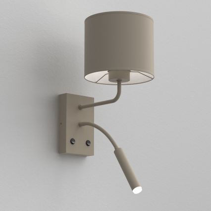 Seinavalgusti ARDEN 1xE27/15W/230V + 1xG9/8W, beež