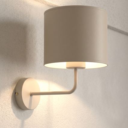 Seinavalgusti ARDEN 1xE27/15W/230V beež