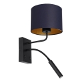 Seinavalgusti ARDEN 1xE27/60W+1xG9/8W/230V sinine