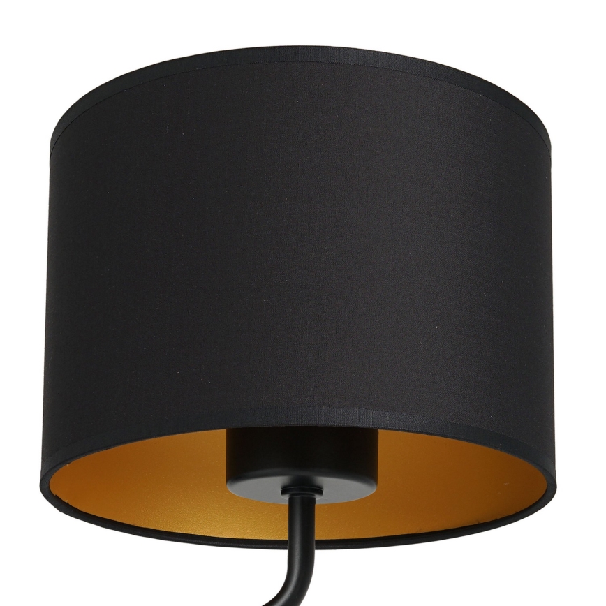 Seinavalgusti ARDEN 1xE27/60W/230V must/kuldne