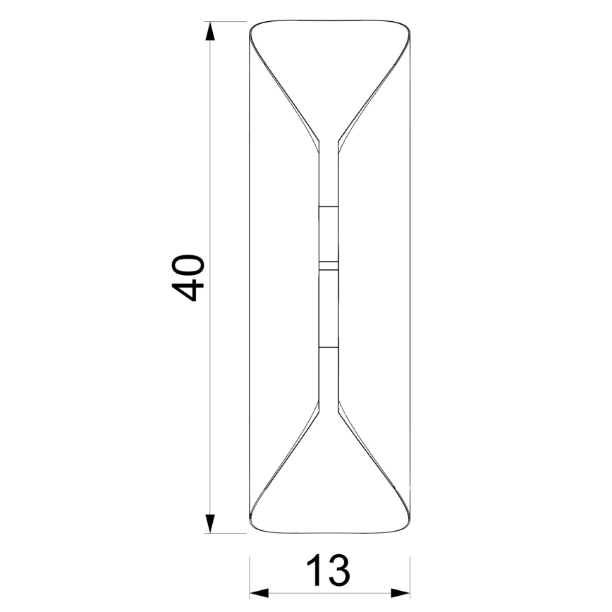 Seinavalgusti BARBOS 2xG9/8W/230V bordoo