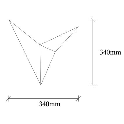 Seinavalgusti BIRD 1xG9/5W/230V must