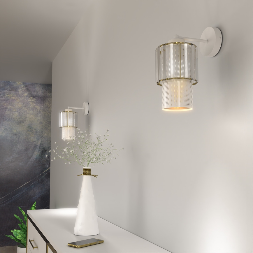 Seinavalgusti BLANCO 1xE27/60W/230V valge