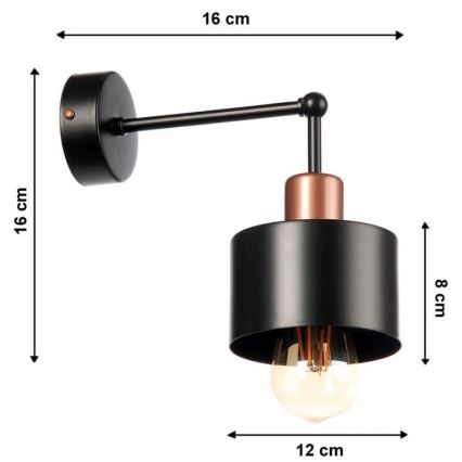 Seinavalgusti BODO 1xE27/60W/230V