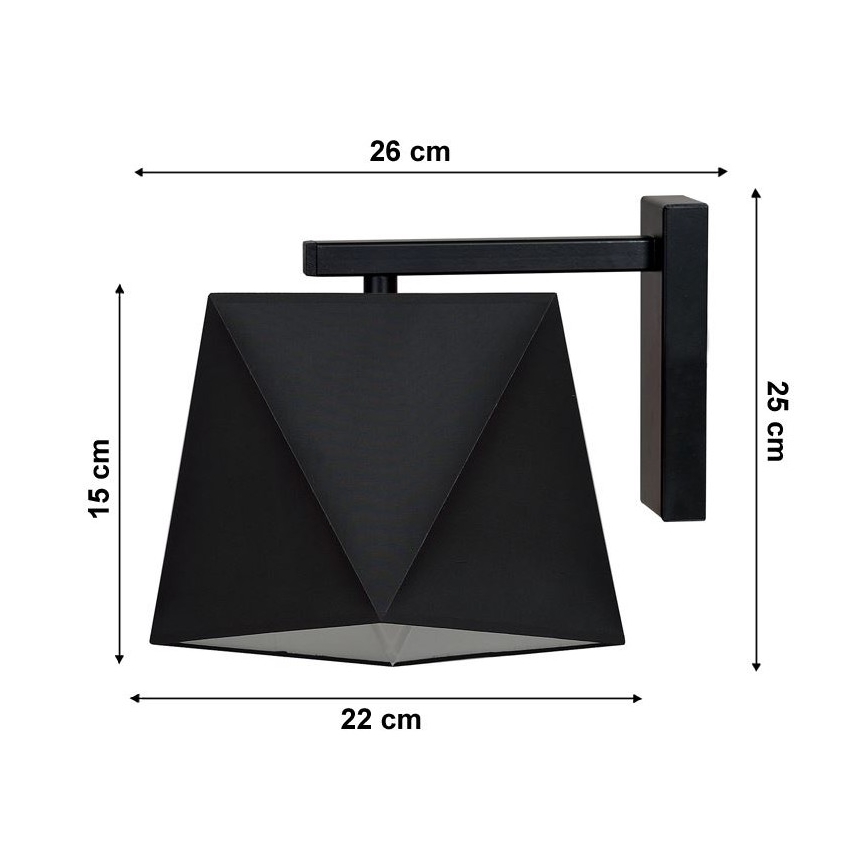 Seinavalgusti DIAMENT 1xE27/60W/230V