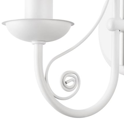 Seinavalgusti DONATO 1xE14/40W/230V valge
