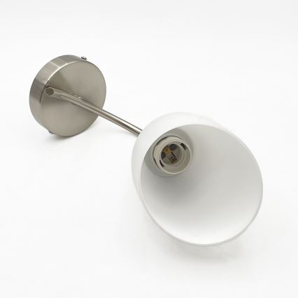 Seinavalgusti DONNA 1xE27/60W/230V nikkel