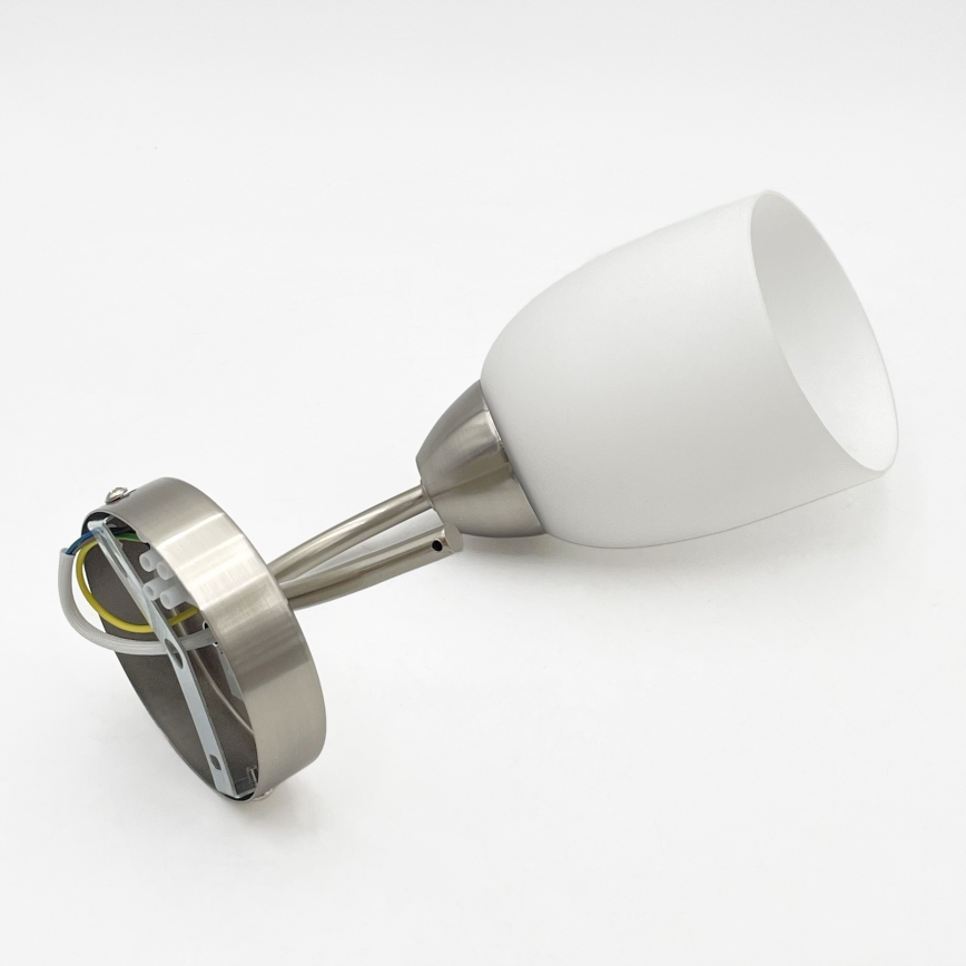 Seinavalgusti DONNA 1xE27/60W/230V nikkel