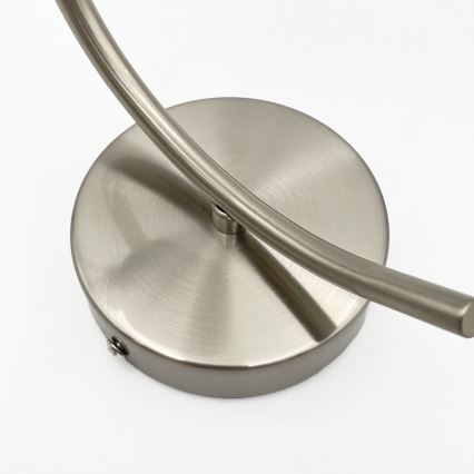 Seinavalgusti DONNA 1xE27/60W/230V nikkel