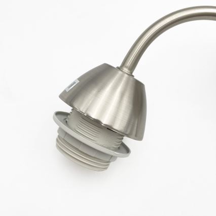 Seinavalgusti DONNA 1xE27/60W/230V nikkel