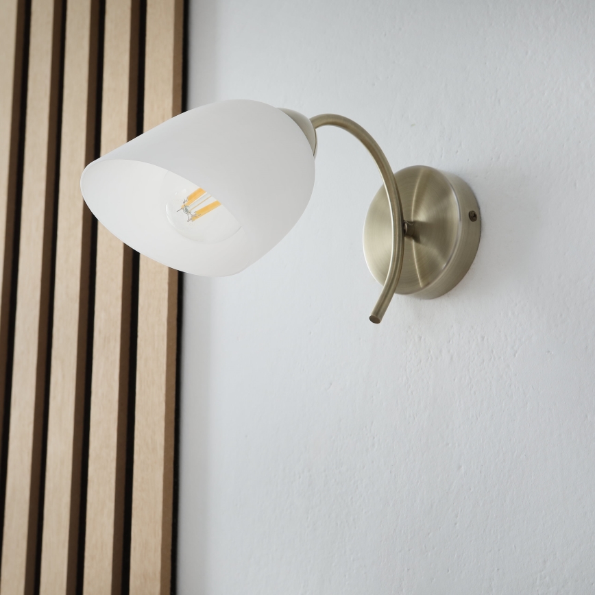 Seinavalgusti DONNA 1xE27/60W/230V paatina