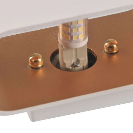 Seinavalgusti ELISSA 1xG9/10W/230V valge