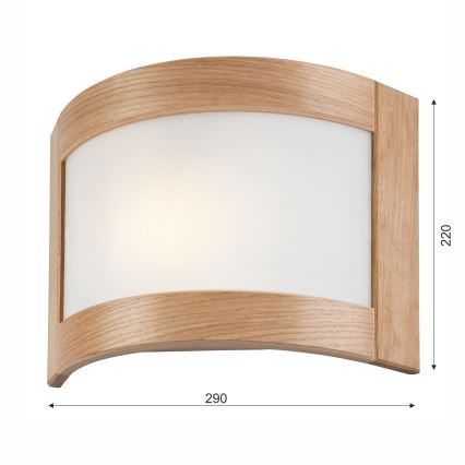 Seinavalgusti ELODIE 1xE27/60W/230V tamm