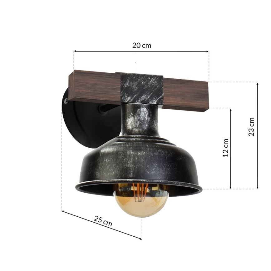 Seinavalgusti FARO 1xE27/60W/230V