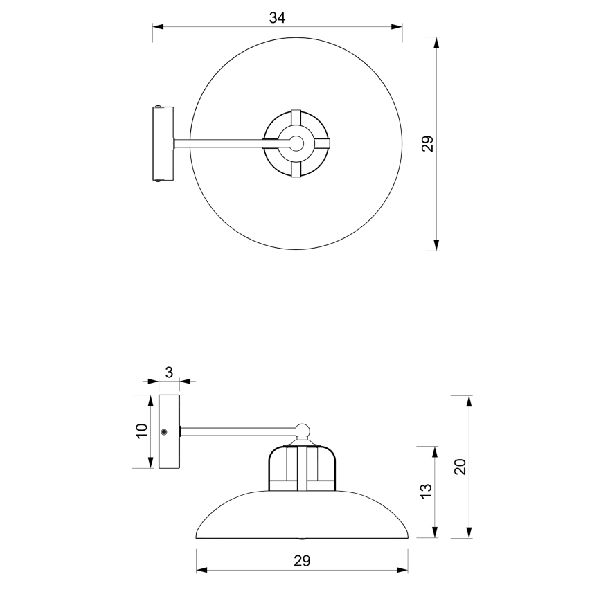 Seinavalgusti FELIX 1xE27/60W/230V sinine