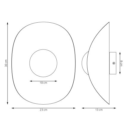 Seinavalgusti FIERO 1xG9/8W/230V hall