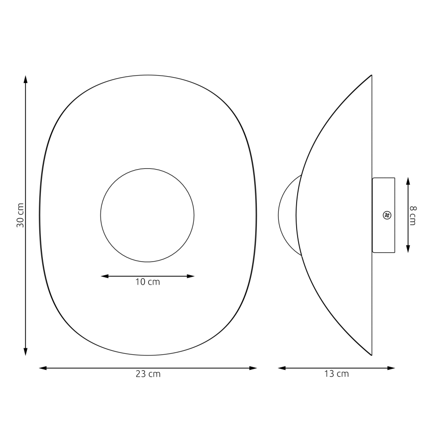 Seinavalgusti FIERO 1xG9/8W/230V valge