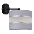 Seinavalgusti HELEN 1xE27/15W/230V hall/must